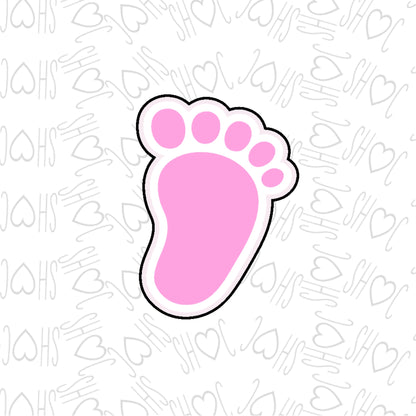 DONE TO ORDER: Baby Foot Cookie Cutter - SHCreations