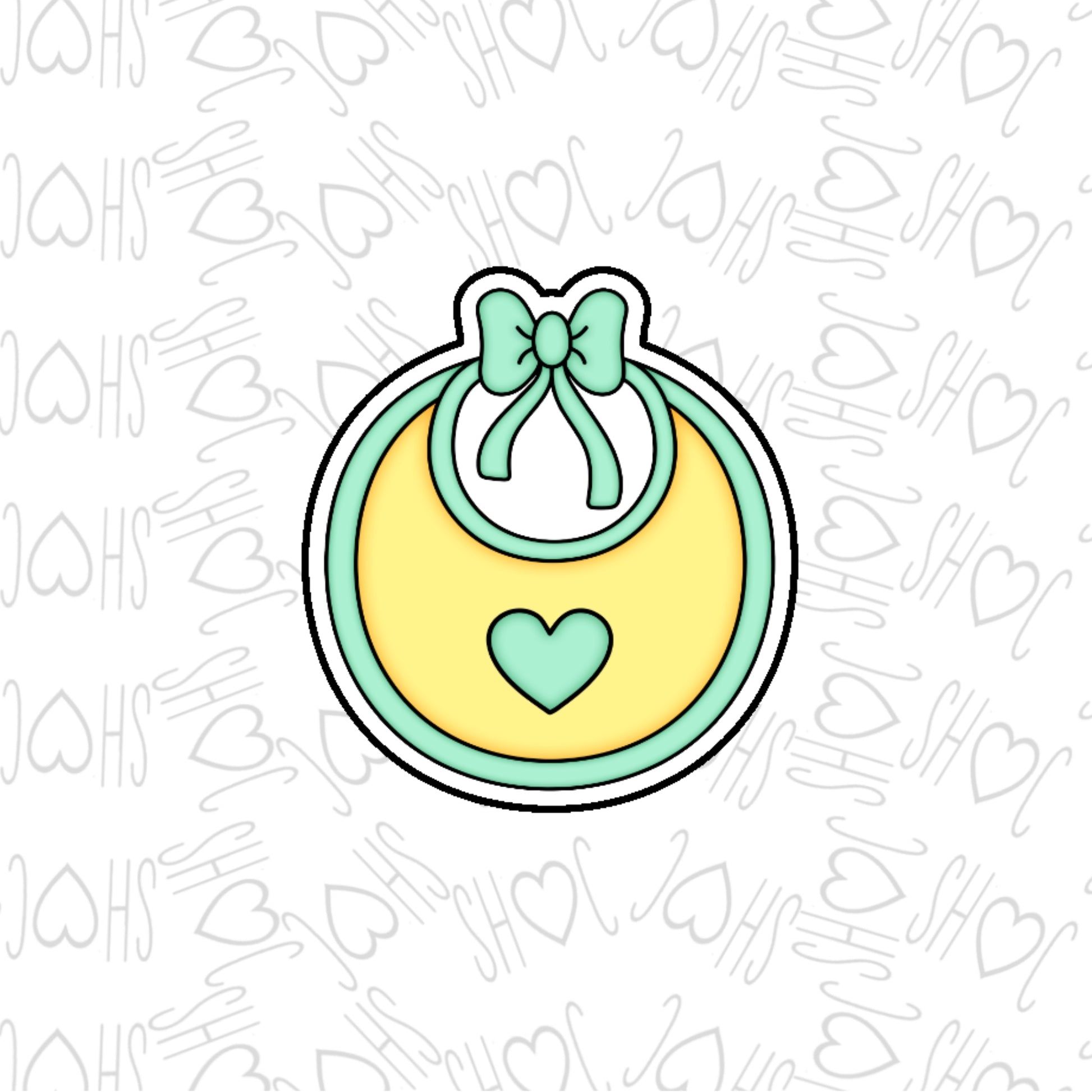 DONE TO ORDER: Bib 2 Cookie Cutter - SHCreations