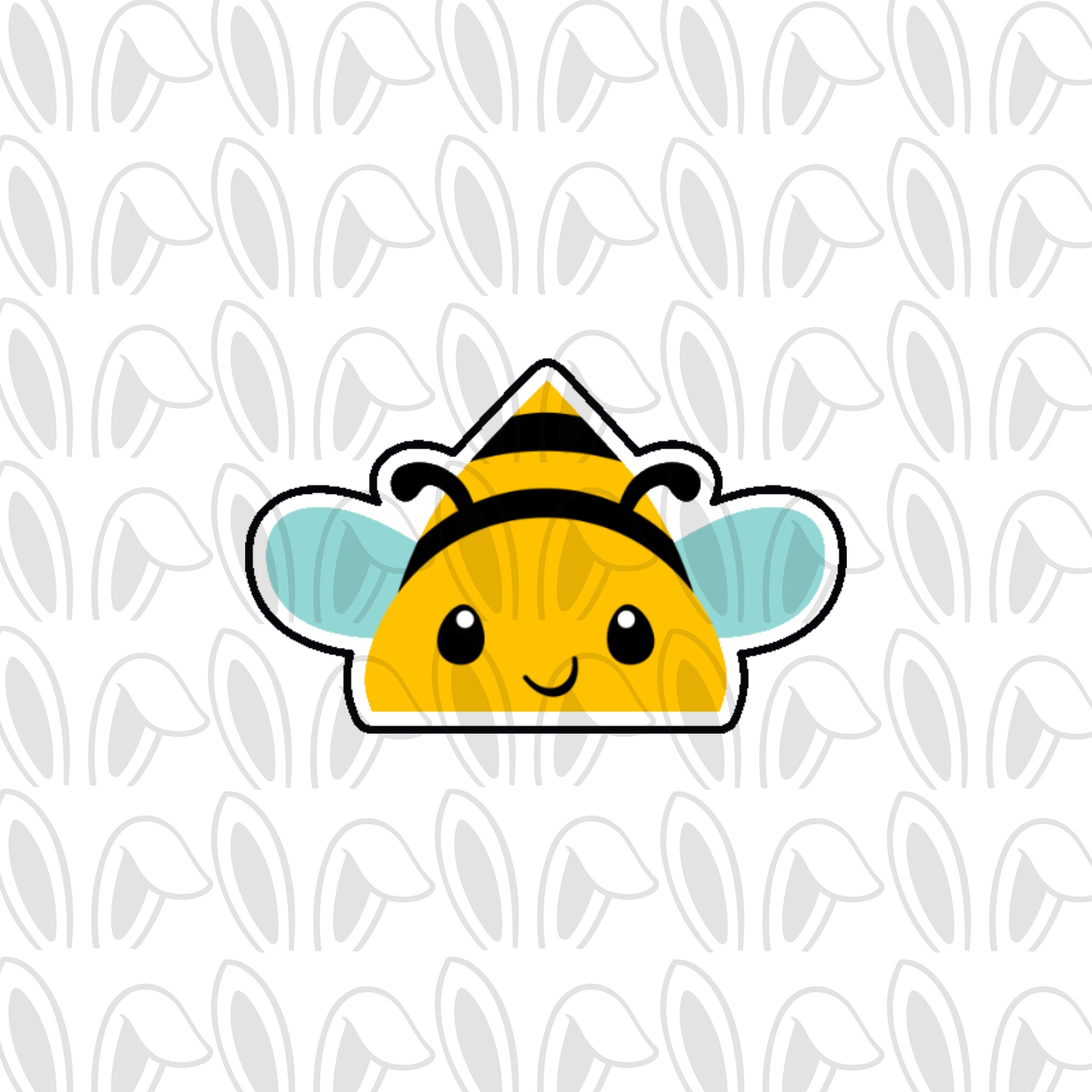 DONE TO ORDER: Bumble Bee Peeker Cookie Cutter - SHCreations