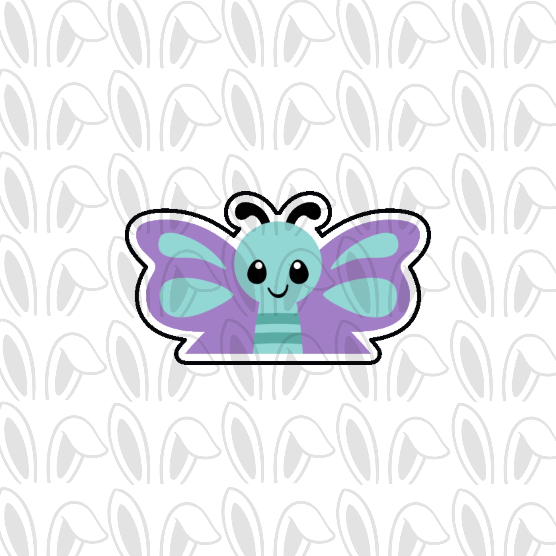 DONE TO ORDER: Butterfly Peeker Cookie Cutter - SHCreations