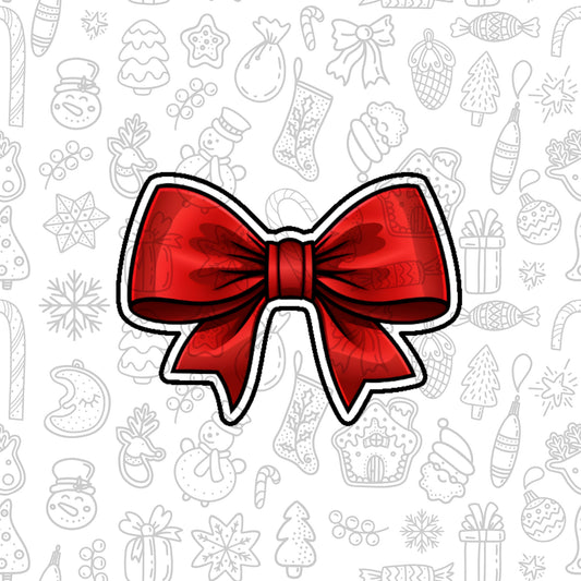 DONE TO ORDER: Christmas Bow 1 Cookie Cutter - SHCreations