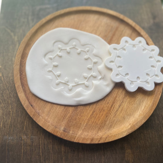 DONE TO ORDER: Christmas Lights Cookie Cutter + Fondant Embosser - SHCreations