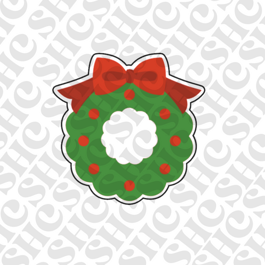 DONE TO ORDER: Christmas Wreath Cookie Cutter - SHCreations