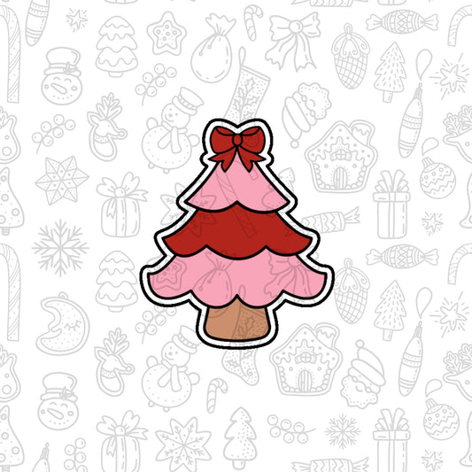 DONE TO ORDER: Chubby Christmas Tree 2 Cookie Cutter - SHCreations