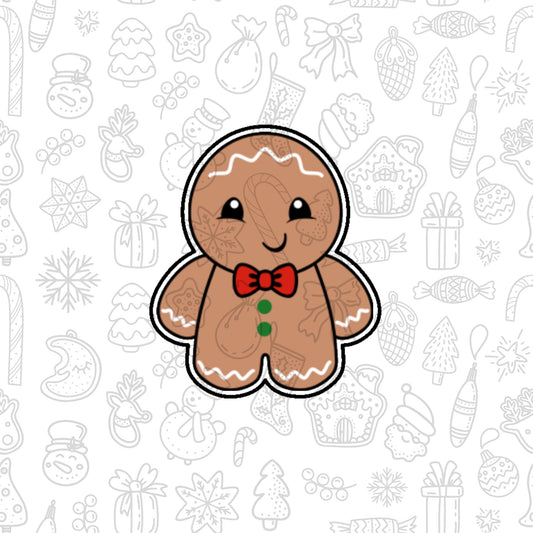 DONE TO ORDER: Chubby Gingerbread 1 Cookie Cutter - SHCreations