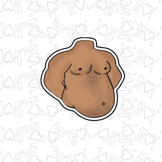 DONE TO ORDER: Dad Bod Cookie Cutter - SHCreations
