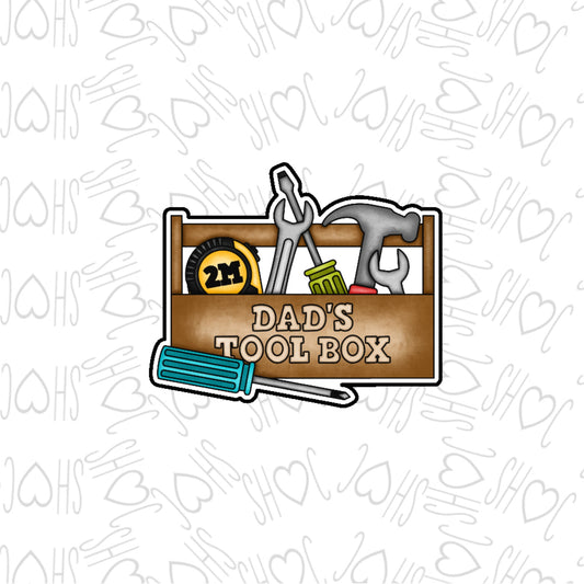 DONE TO ORDER: Dad's Tool Box Cookie Cutter - SHCreations