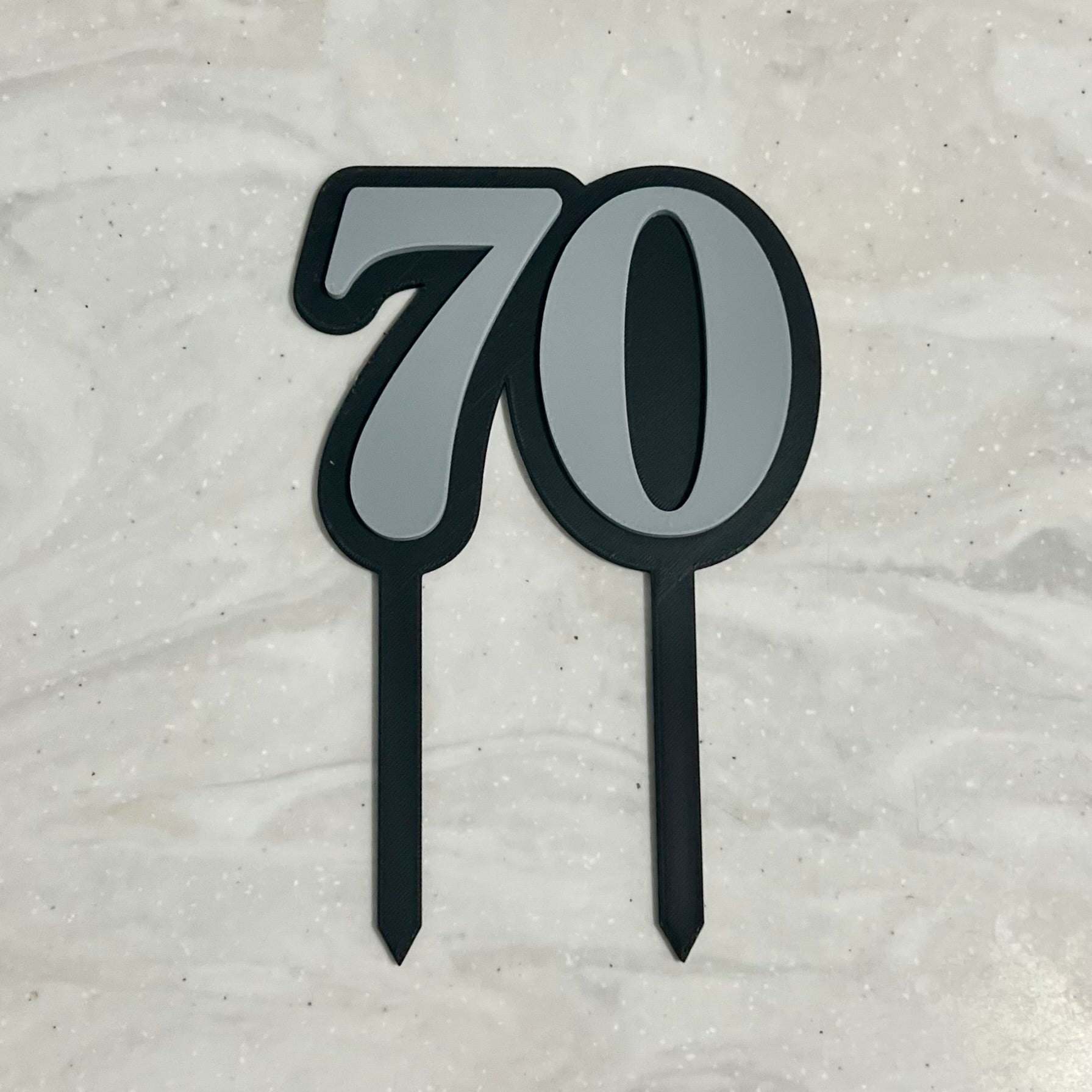 DONE TO ORDER :  Double Layer Number Topper - SHCreations