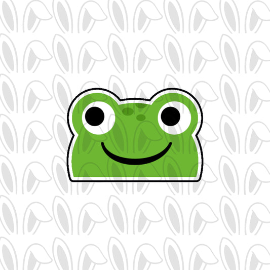 DONE TO ORDER: Frog Peeker Cookie Cutter - SHCreations