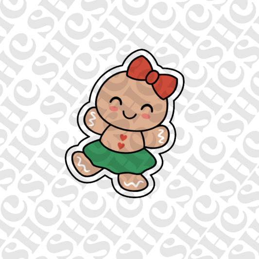 DONE TO ORDER: Gingerbread Girl Cookie Cutter - SHCreations