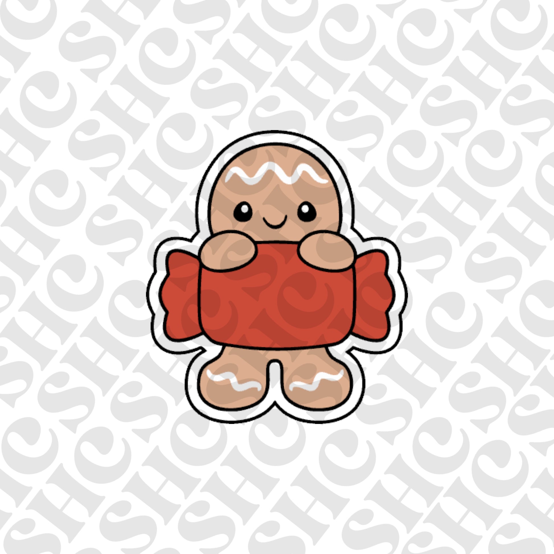 DONE TO ORDER: Gingerbread with Sweetie Cookie Cutter - SHCreations