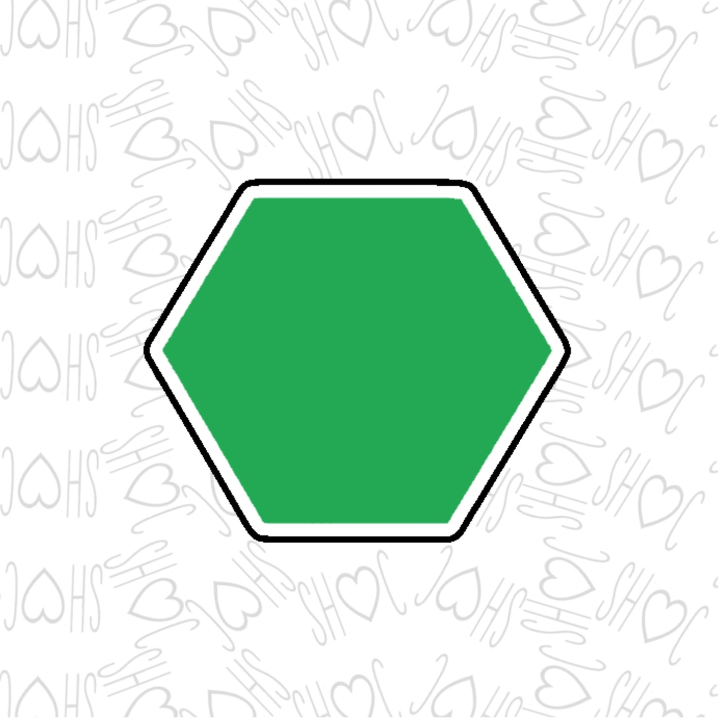 DONE TO ORDER: Hexagon Cookie Cutter - SHCreations