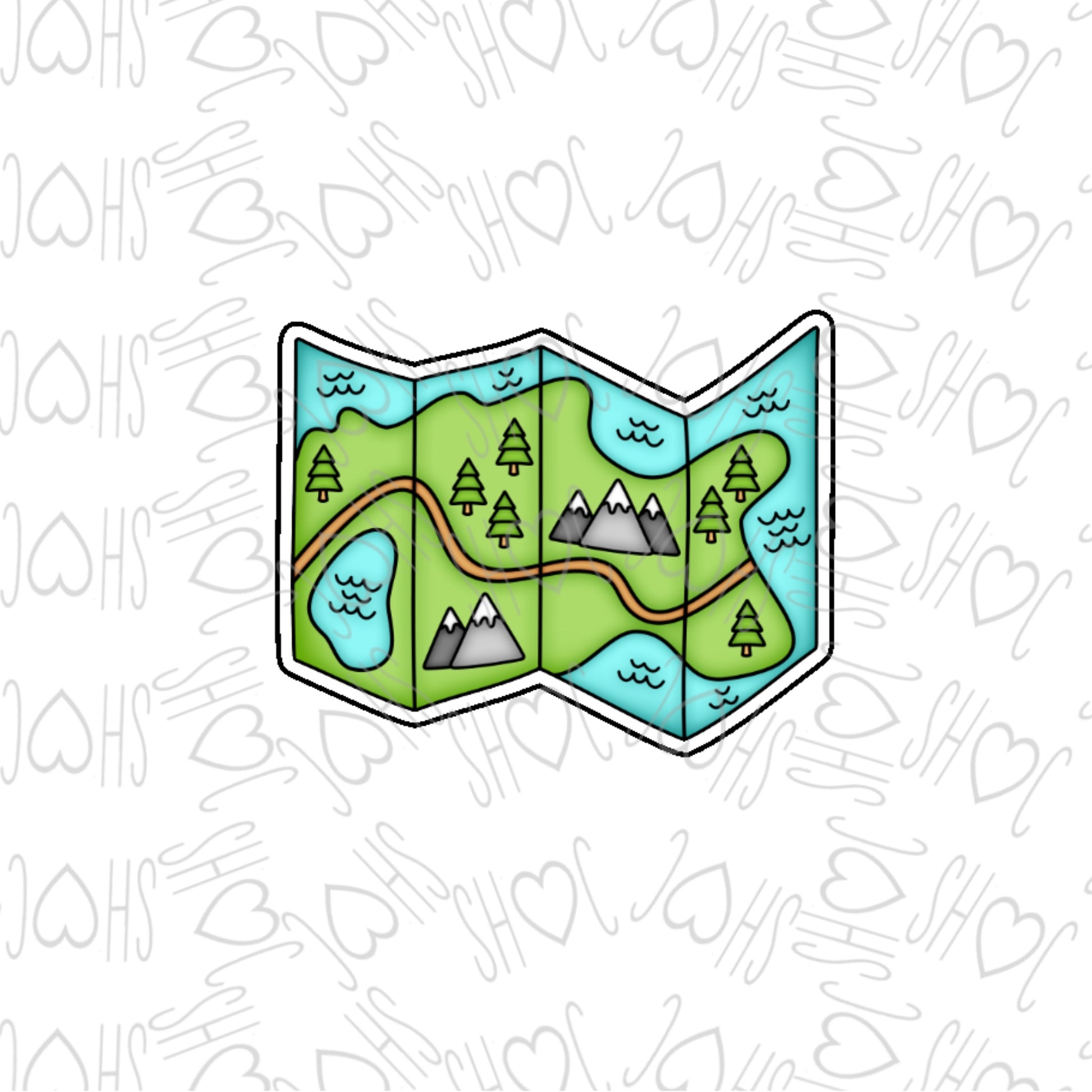 DONE TO ORDER: Map Cookie Cutter - SHCreations