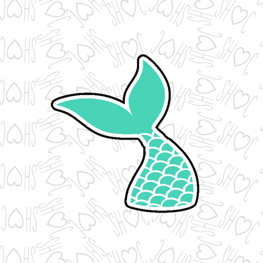 DONE TO ORDER: Mermaid Tail 2 Cookie Cutter - SHCreations