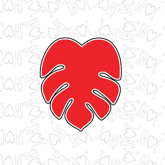 DONE TO ORDER: Monstera Leaf 2 Cookie Cutter - SHCreations