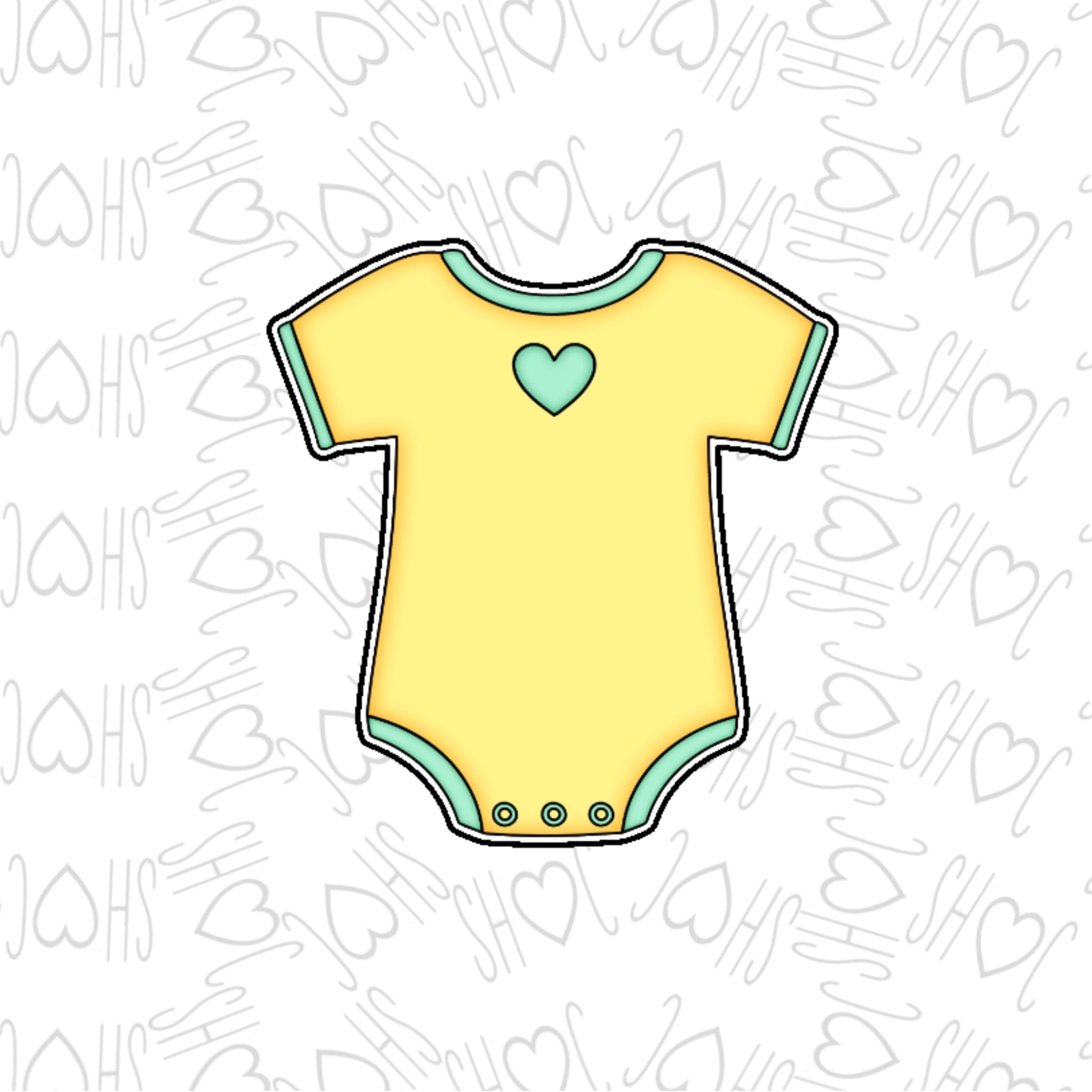 DONE TO ORDER: Onesie 3 Cookie Cutter - SHCreations