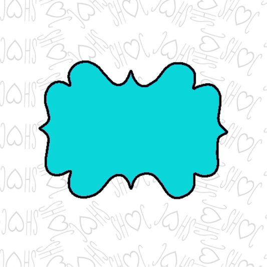 DONE TO ORDER: Plaque 3 Cookie Cutter - SHCreations