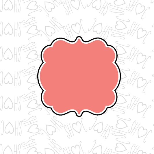 DONE TO ORDER: Plaque 5 Cookie Cutter - SHCreations