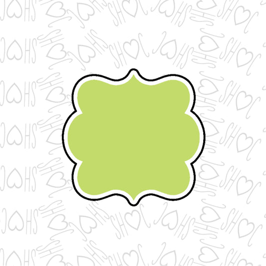 DONE TO ORDER: Plaque 6 Cookie Cutter - SHCreations