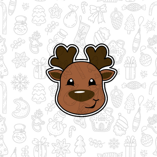 DONE TO ORDER: Reindeer 2 Cookie Cutter - SHCreations