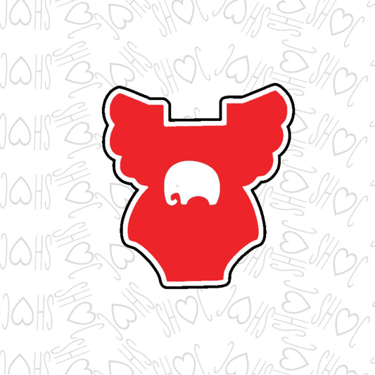 DONE TO ORDER: Ruffle Onesie 1 Cookie Cutter - SHCreations