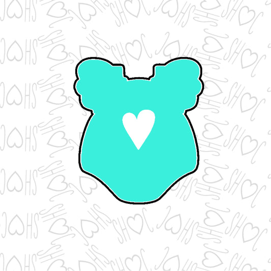 DONE TO ORDER: Ruffle Onesie 3 Cookie Cutter - SHCreations