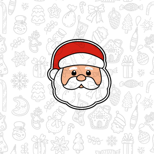 DONE TO ORDER: Santa 2 Cookie Cutter - SHCreations