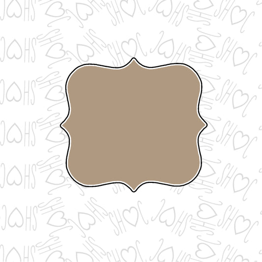 DONE TO ORDER: Square Plaque Cookie Cutter - SHCreations