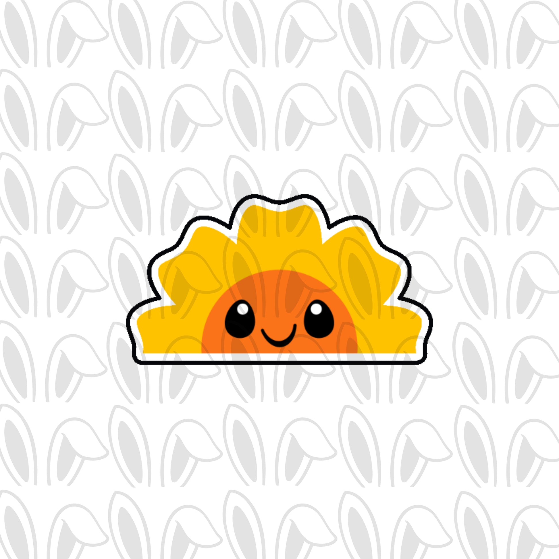 DONE TO ORDER: Sun Peeker Cookie Cutter - SHCreations