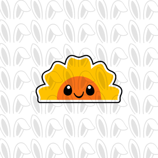 DONE TO ORDER: Sun Peeker Cookie Cutter - SHCreations
