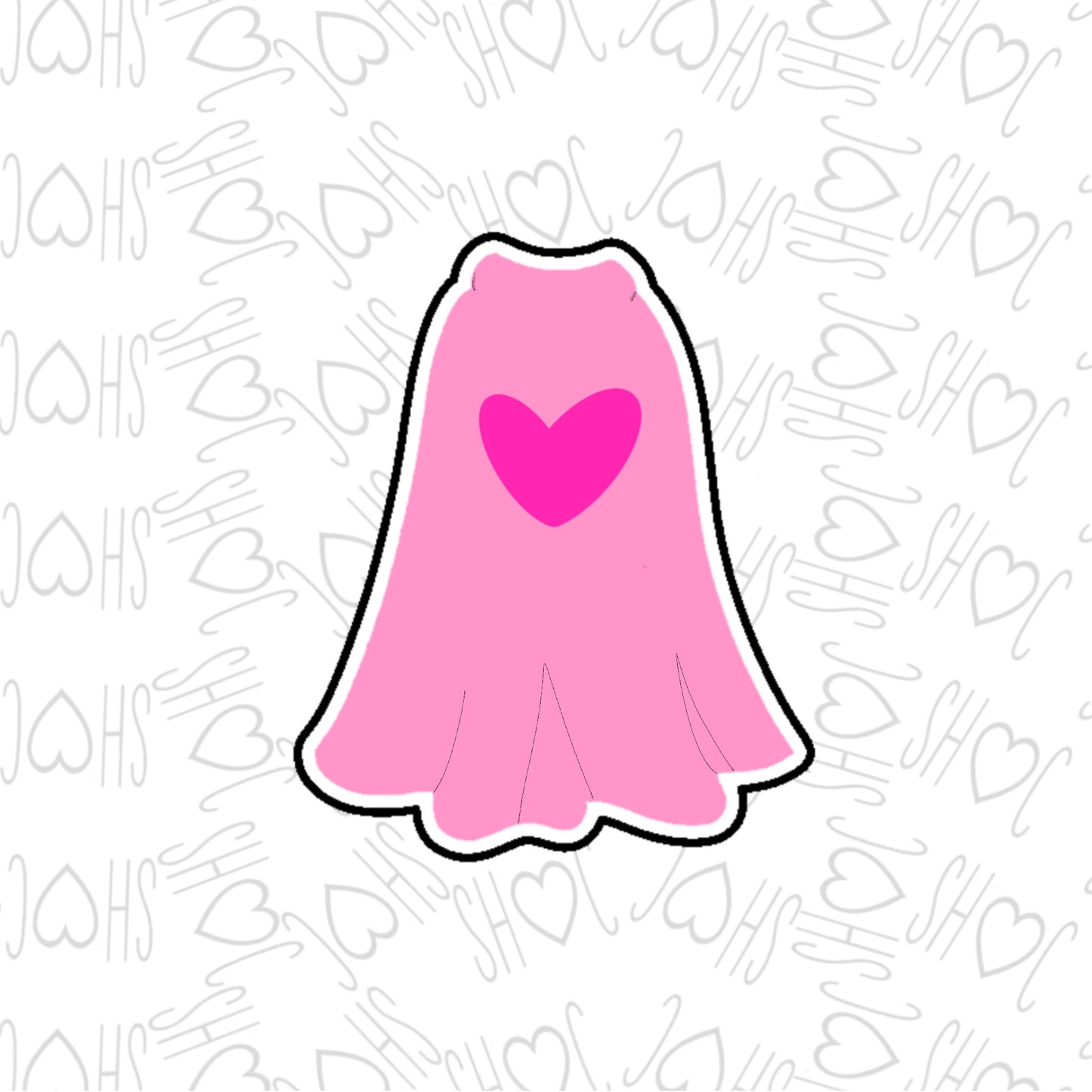 DONE TO ORDER: Superhero Cape Cookie Cutter - SHCreations