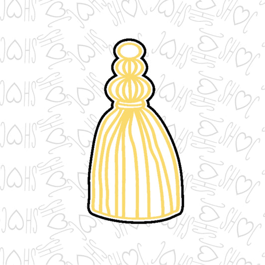 DONE TO ORDER: Tassel 2 Cookie Cutter - SHCreations