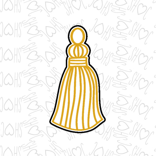 DONE TO ORDER: Tassel 3 Cookie Cutter - SHCreations