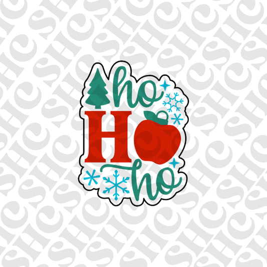 DONE TO ORDER: 'Ho Ho Ho' Fondant Embosser/ Cookie Cutter - SHCreations