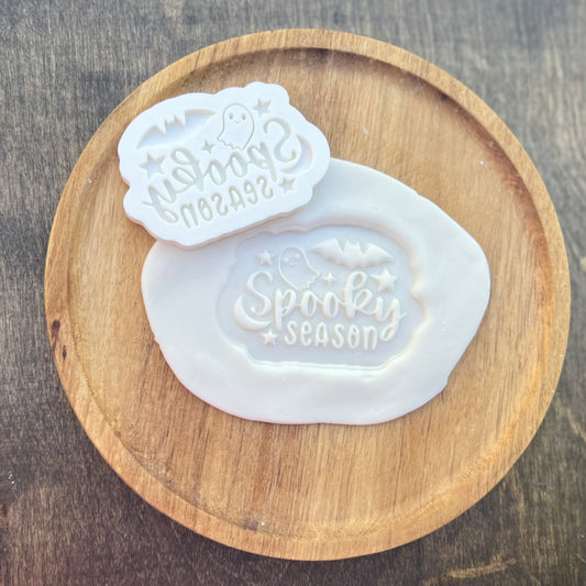 DONE TO ORDER: Spooky Season Fondant Embosser/ Cookie Cutter - SHCreations