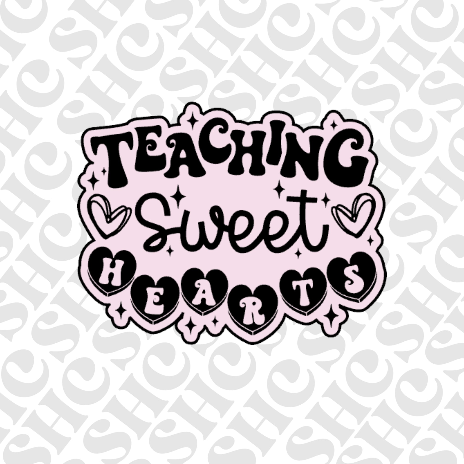 DONE TO ORDER: "Teaching Sweethearts" Fondant Embosser/ Cookie Cutter - SHCreations