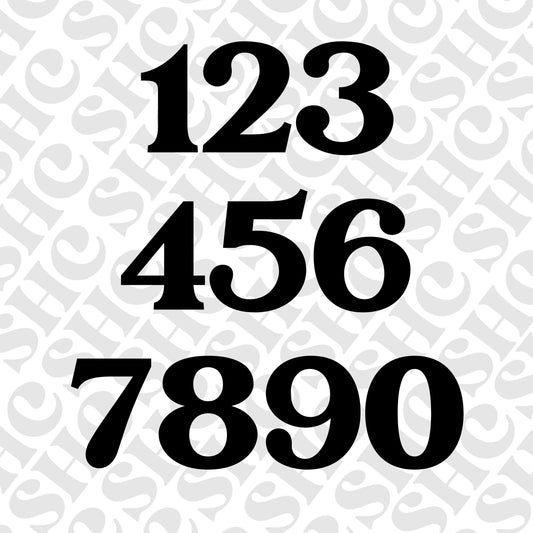 DONE TO ORDER: Number Cookie Cutter (Font 1) - SHCreations