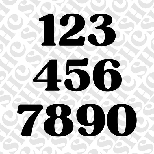 DONE TO ORDER: Number Cookie Cutter (Font 2) - SHCreations
