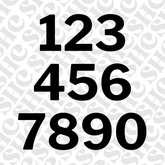 DONE TO ORDER: Number Cookie Cutter (Font 3) - SHCreations