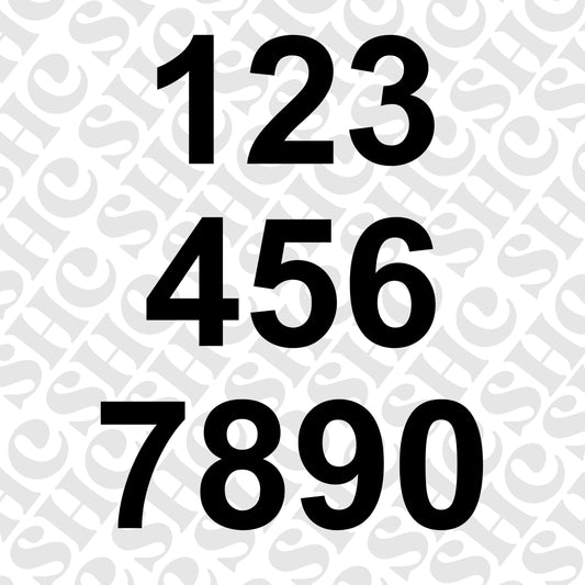 DONE TO ORDER: Number Cookie Cutter (Font 4) - SHCreations