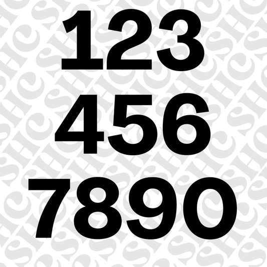 DONE TO ORDER: Number Cookie Cutter (Font 5) - SHCreations