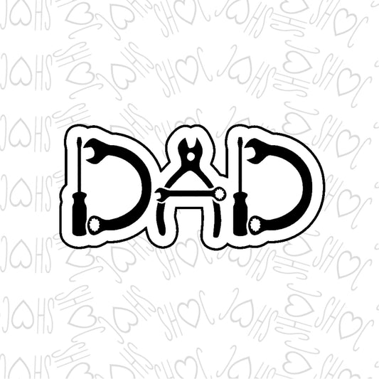 DONE TO ORDER: DAD 2 Cookie Cutter/Fondant Stamp - SHCreations
