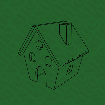 DONE TO ORDER: Gingerbread House Cookie Cutter - SHCreations