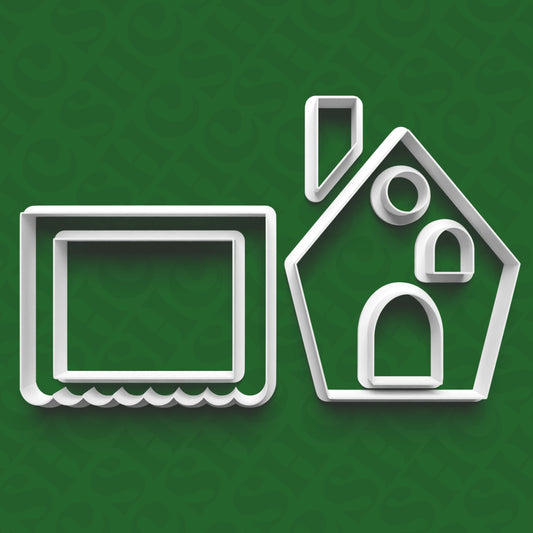 DONE TO ORDER: Gingerbread House Cookie Cutter - SHCreations