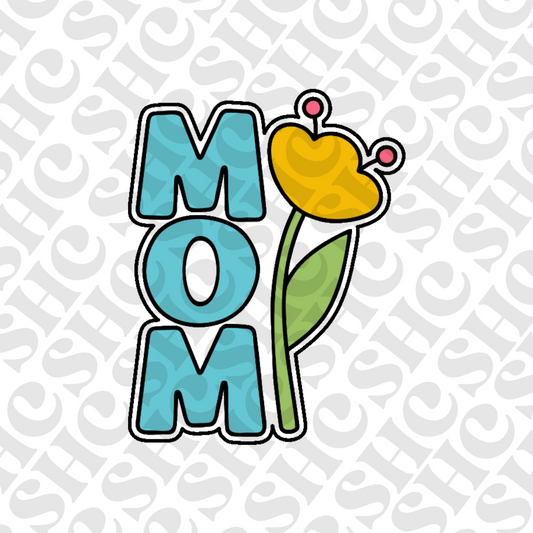 DONE TO ORDER: Floral Mom 1 Cookie Cutter - SHCreations