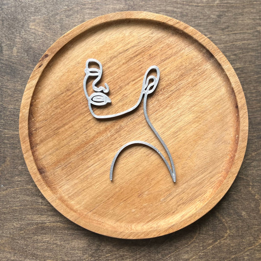 DONE TO ORDER : Line Art Face Cake Charm - SHCreations