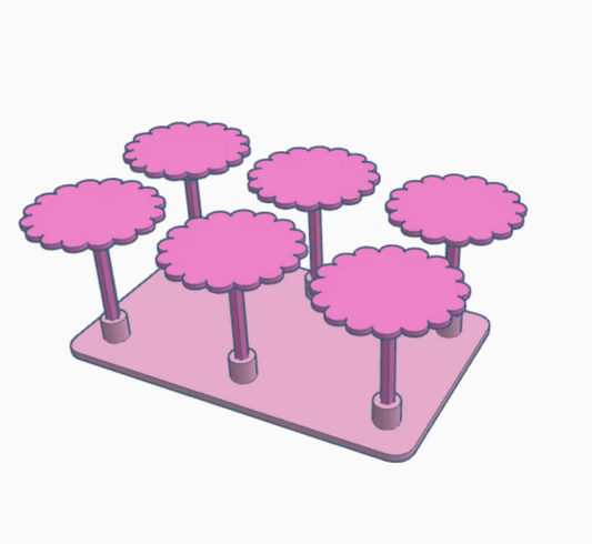 DONE TO ORDER: Flower Nail and Stand/Tray - SHCreations