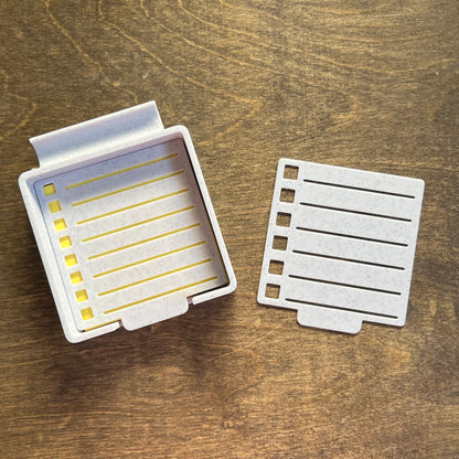 DONE TO ORDER: Post it Note Holder and To-do list Template Set - SHCreations