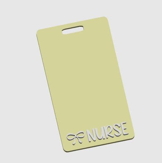 3D Bow Nurse Badge Holder STL, Badge Mate STL, Nurse Badge Holder, Badge reel stl, badge reel Stl, Nurse badge reel