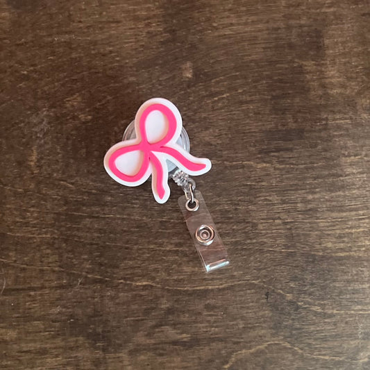 3D Coquette Bow Badge Reel - SHCreations